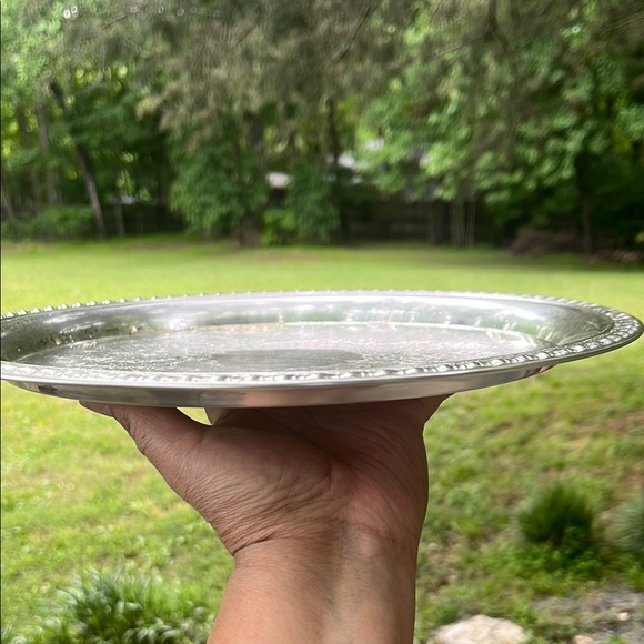 Elegant Silver Plated Serving Tray - Picture 8 of 13